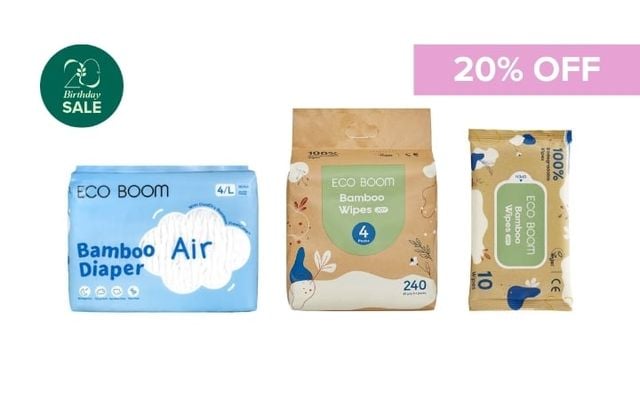 20% Off Eco Boom Bamboo Baby Range Cover Image